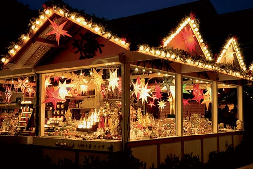 Des kakémonos pour le marché de Noël