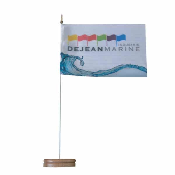 mini drapeaux de table personnalisés avec support et lance plastique