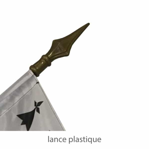 lance plastique pour drapeau provinces et régions