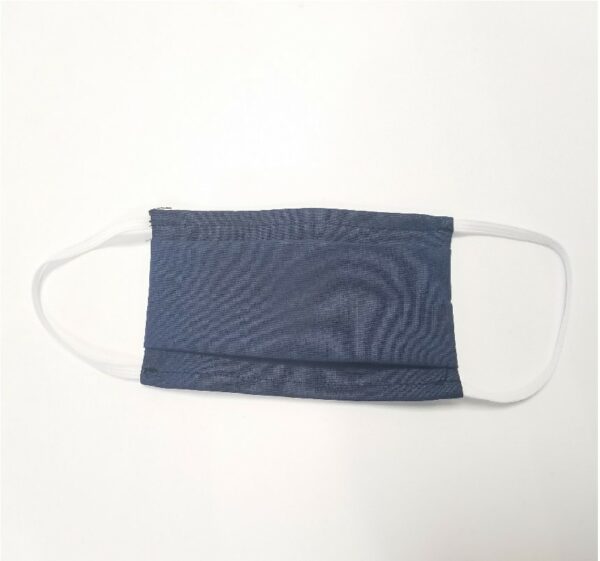 masque barrière tissu anti covid bleu marine