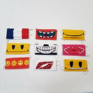 masque personnalisé à theme drapeaux dejean marine
