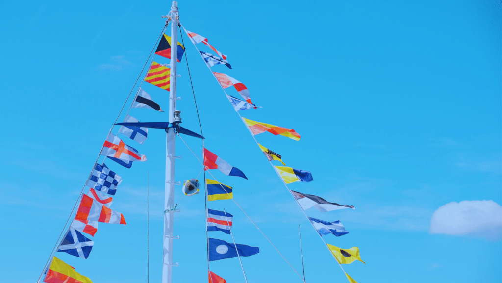 drapeaux-dejean-marine-drapeau-mat-de-bateau-avec-pavillons-code-maritime-du-monde