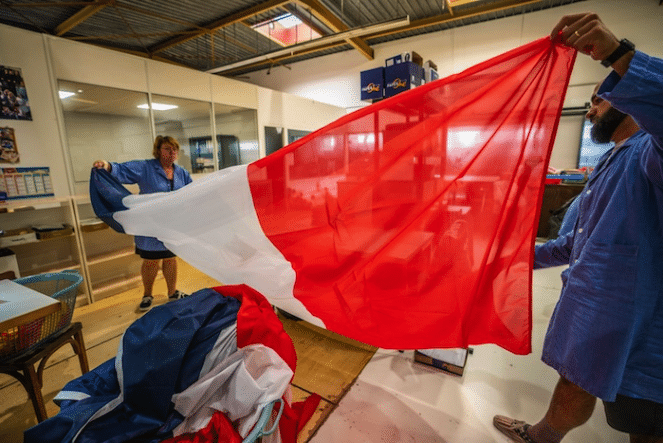 Dejean Drapeaux : Visite des ateliers